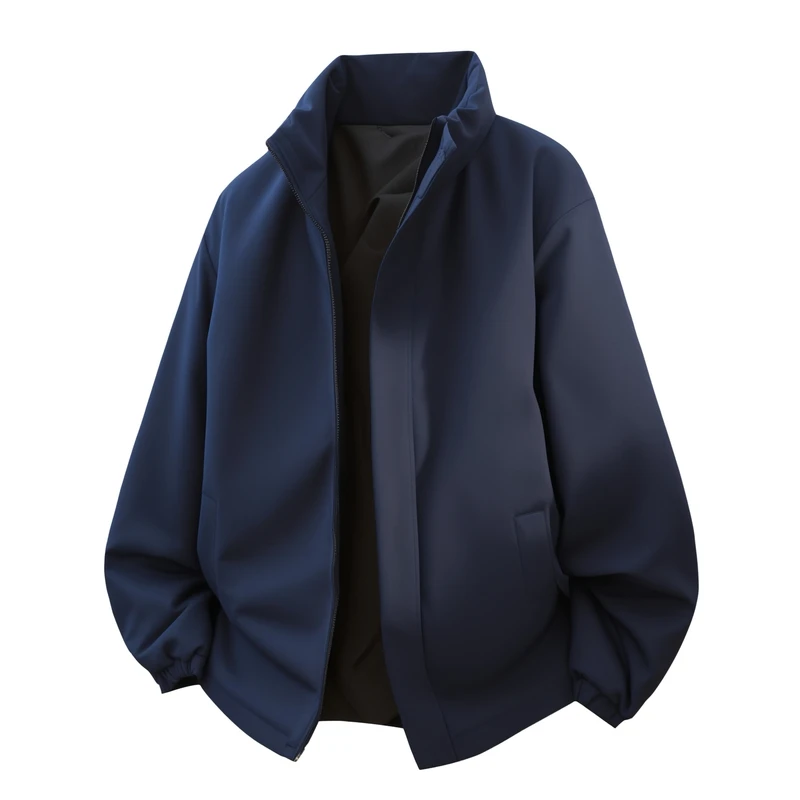 رجل جودة عالية القطن وسادة مبطنة رشاقته معطف دافئ الخريف الشتاء جديد بلون موضة الترفيه الكورية نمط ملابس رجالي #2