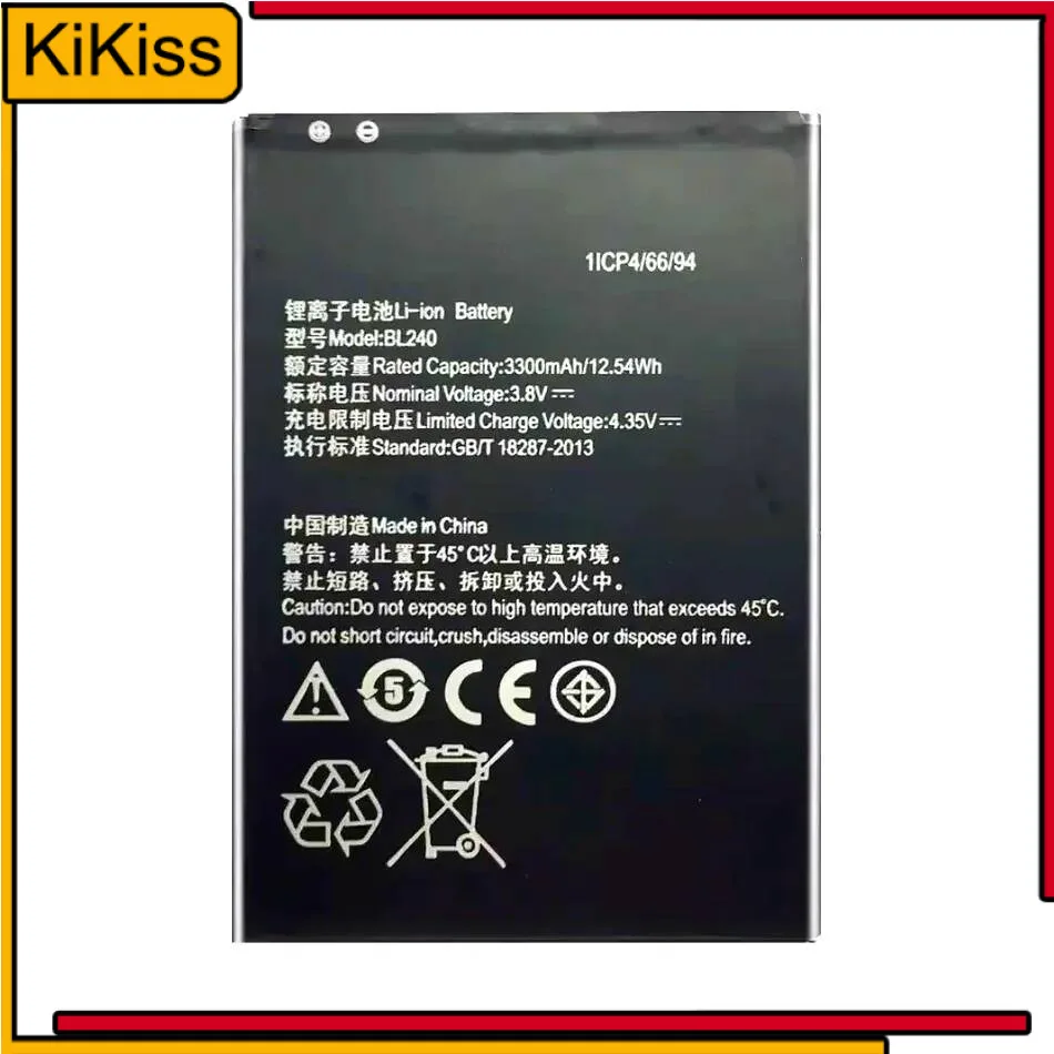 

Premium Replacement Stable 3300mAh For Lenovo Note 8 A936 A938 A938T BL240 Mobile Phone Battery