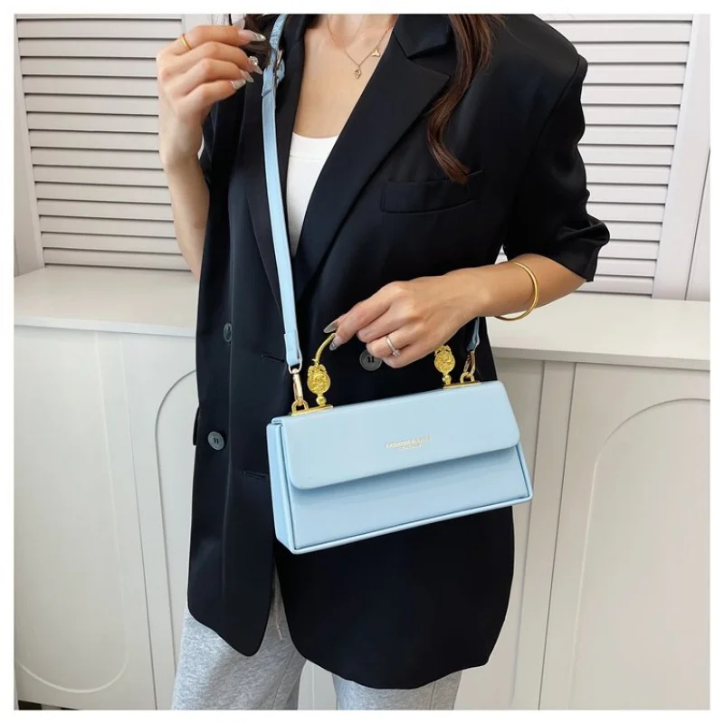 

Модный дизайн, уникальная сумка-мессенджер, женская высококачественная минималистичная кожаная классическая парижская мода, сплошной цвет