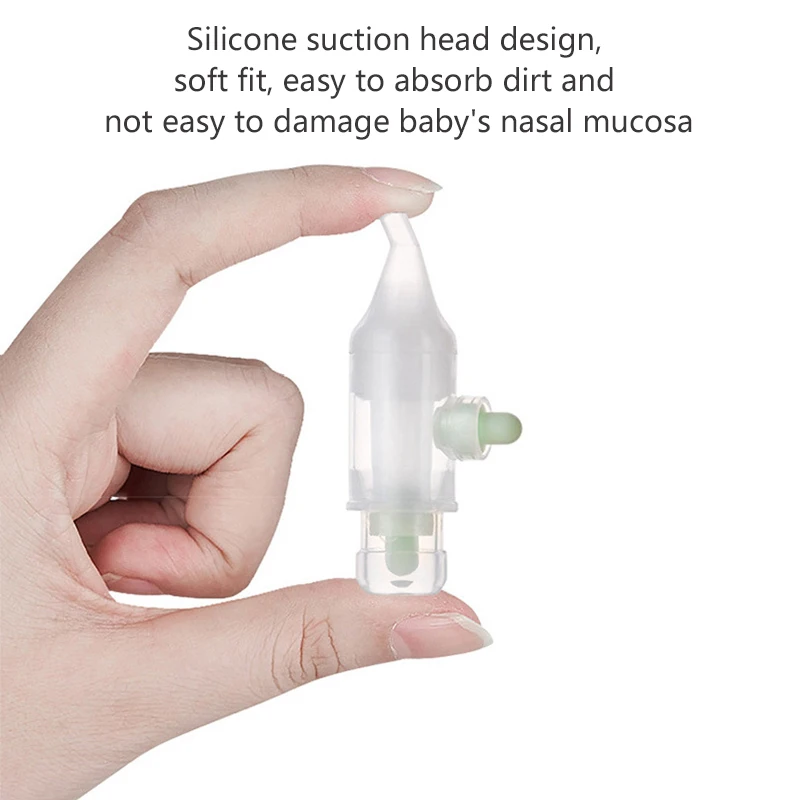 Newborn Silicone Safety Nose Cleaner Vacuum Suction Baby Nasal Aspirator Nose Cleaner Tweezers Baby Health Care Nasal Cavity