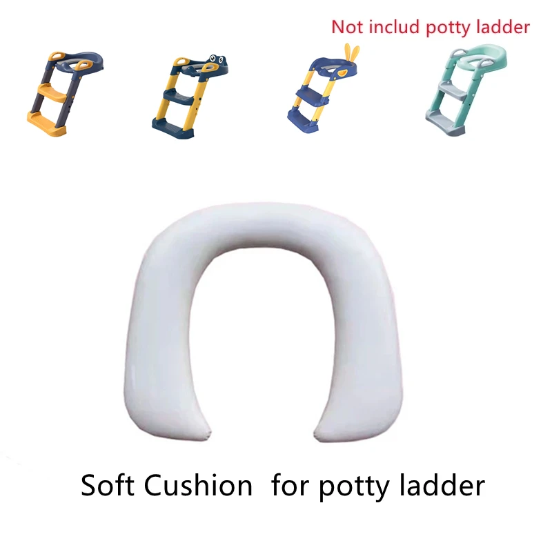 Baby Potty Step Ladder Mat Soft Pot Cushion Infant Cute Cartoon Toilet Seat Pads For Boys Girls Children New Comfortable PVC Pad