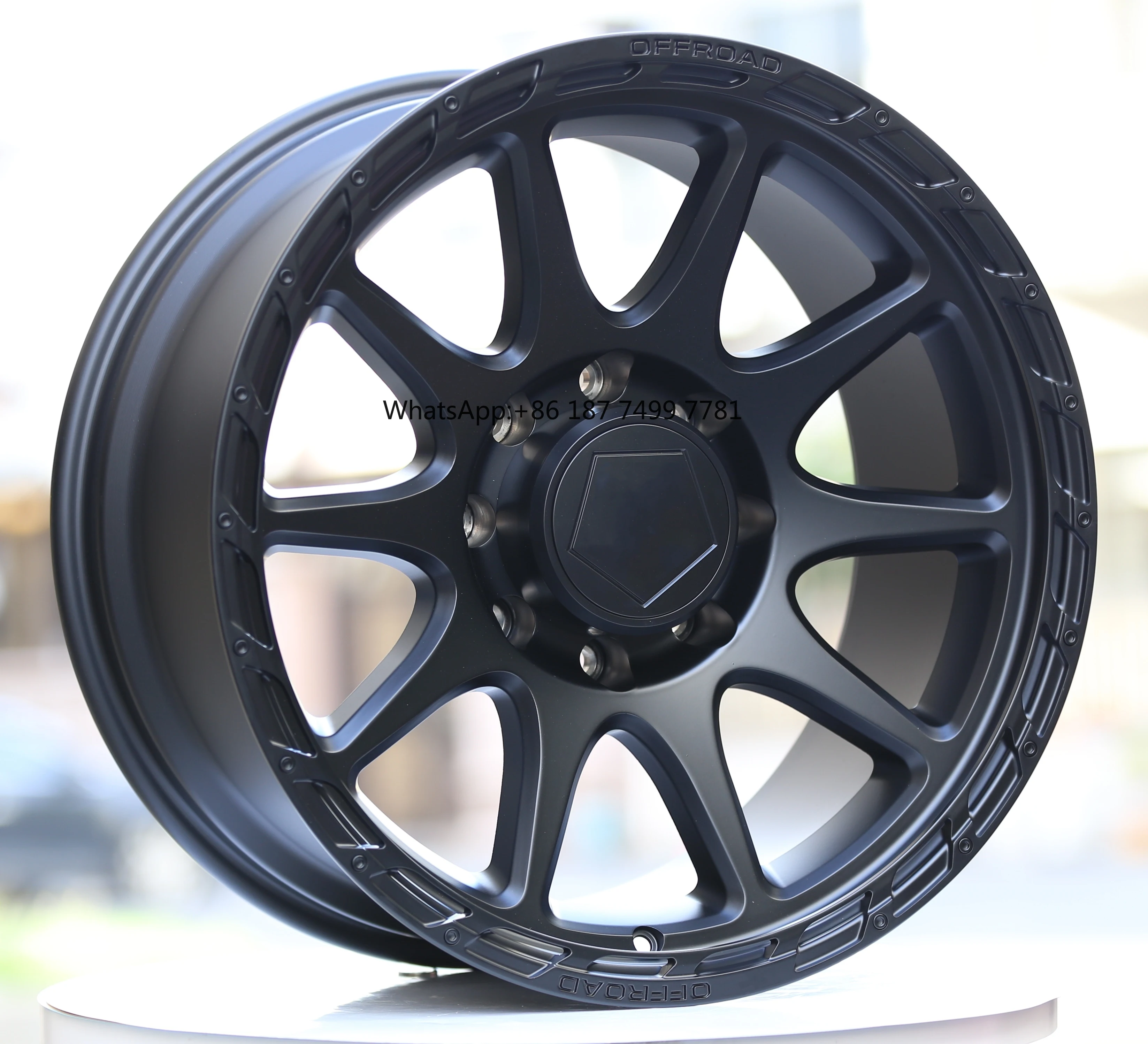 

17,18,20 Inch Multi Spoke Black 5 * 127 6 * 139.7 8 * 165.1 Off-road Pickup Truck Aluminum Alloy Wheels