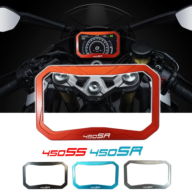 

Для CFMOTO 450SS 450SR SR450 CF 450 SR 2022-2025 мотоциклетный счетчик с ЧПУ, рамка, крышка экрана, бликовый щиток, защита дисплея прибора