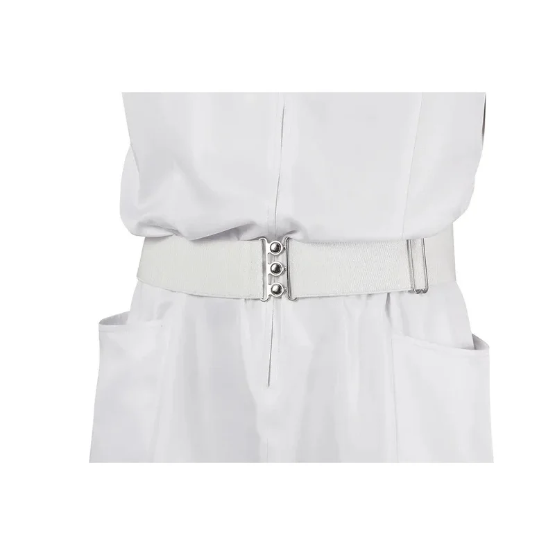 Disfraz Joker Cosplay Jack disfraz de enfermera abrigo blanco traje Halloween Comic Con hombre uniforme disfraz hecho a medida