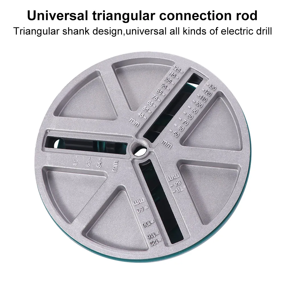 

45-130mm Adjustable Hole Opener Positioning Bit with Center Drill/Wrench Hole Driller Universal Efficient Punch