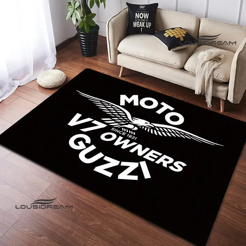 Guzzi-Tapis de moto Anime, Tapis d\'extérieur, Tapis non ald, Yoga, Virus, Décoration de chambre, Salon, Tapis de jeu