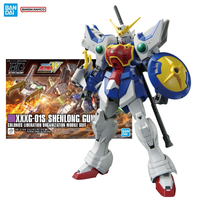 

Оригинальная фигурка Bandai Gundam, комплект модели HGAC 1/144 XXXG-01S Shenlong Gundam, коллекционная модель, экшн-фигурки, игрушки, подарки