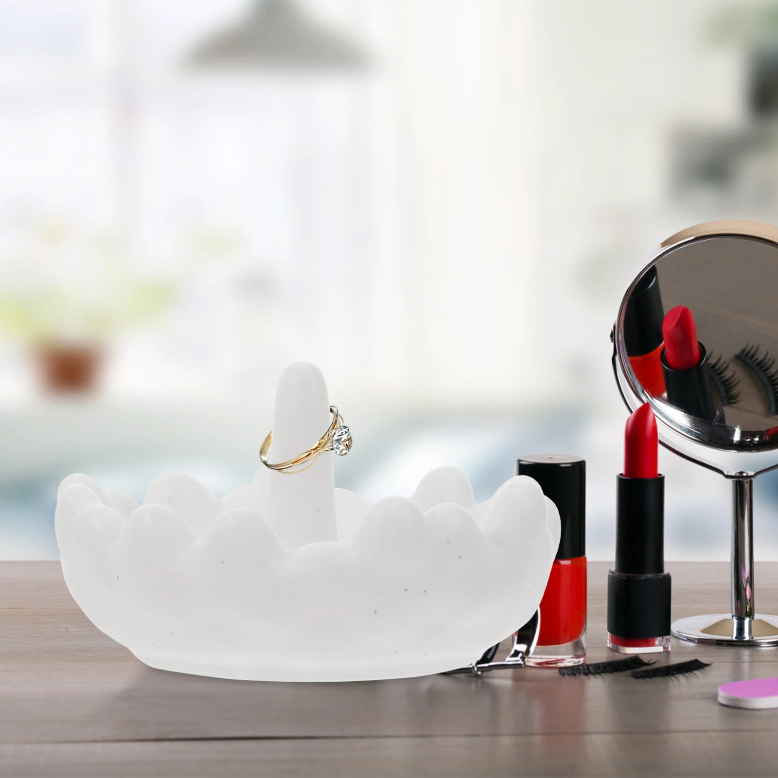Aesthetic Jewelry Tray Plate Storage Bowl Trays Bracelet Holder Cute Display Jewellery