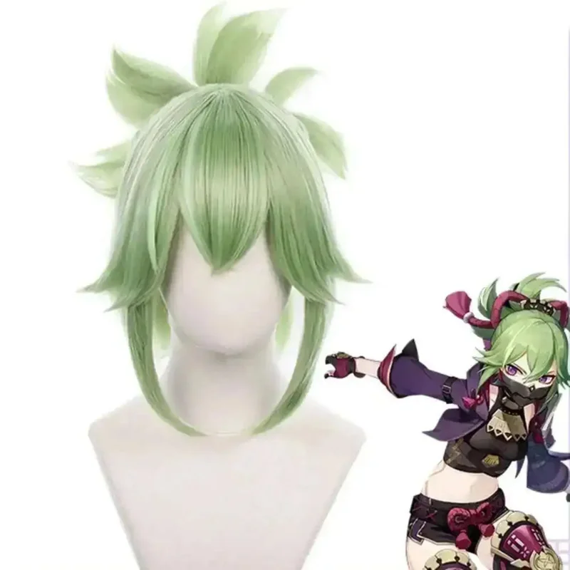 FasCostumeAnime Genshin Impact Kuki Shinobu костюмы для косплея женская одежда на Хэллоуин mb.3