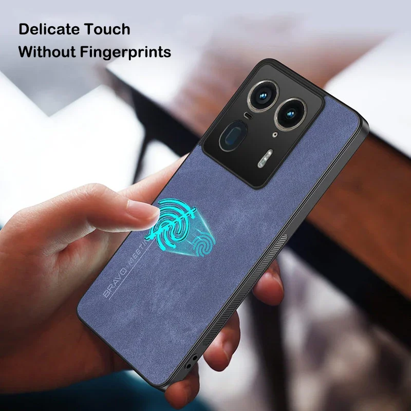 Leather Case for Motorola Edge 50 Ultra Fusion Moto X50 Ultra Edge 40 Neo 30 G54 G84 Fibre Silicone Protection Hard Phone Cover image 3