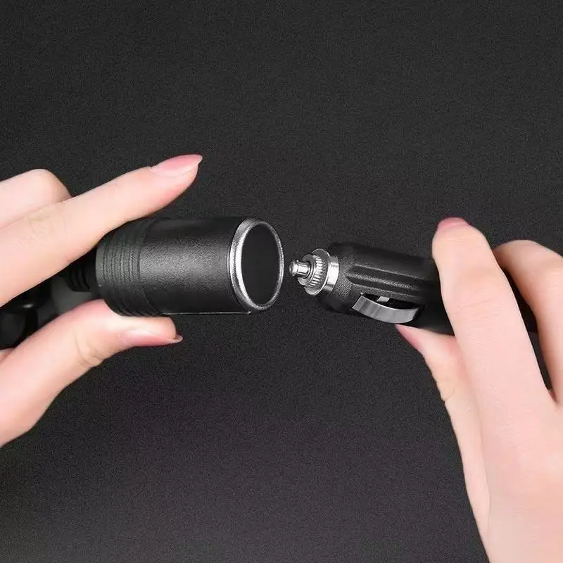 USB ونوع C ولاعة السجائر المقبس USB ذكر إلى أنثى ولاعة السجائر محول محول اكسسوارات إلكترونيات السيارات