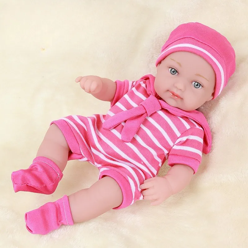 ตุ๊กตาเด็กเกิดใหม่ BJD ขนาด 30 ซม. ตาโต ผิวขาว ตุ๊กตาจำลองไวนิล ของขวัญ