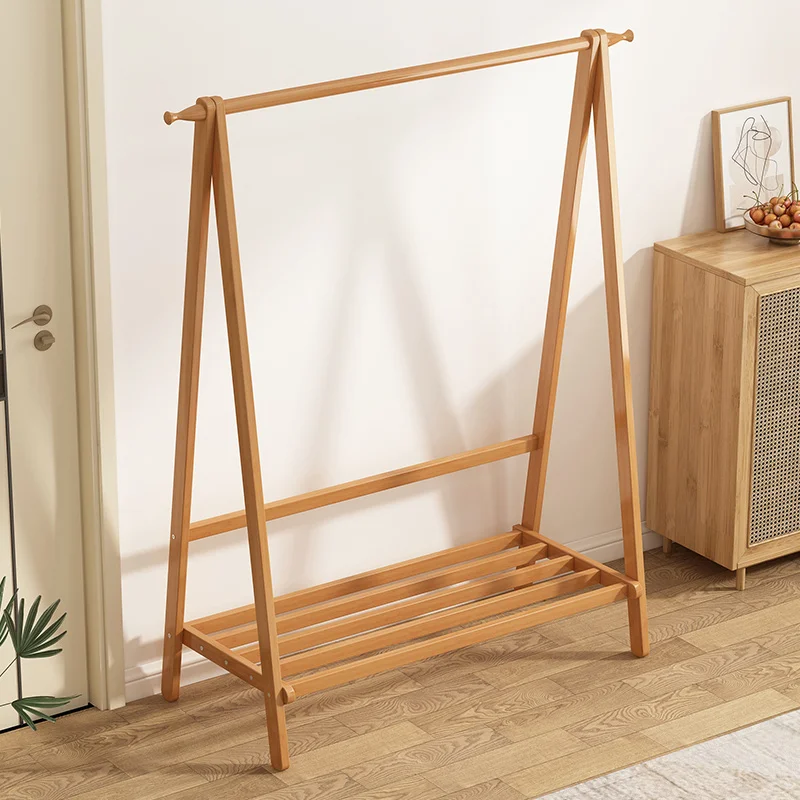 

Shoe Indoor Coat Racks Garment Minimalist Dress Bedroom Open Portable Rail Coat Racks Wall Wooden Arara De Roupa Home Furniture