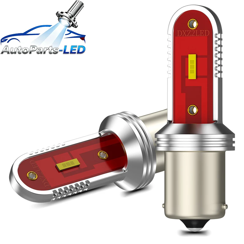 

2pcs Car 1156 BA15S P21W LED No Hyper Flash Amber Yellow 6 SMD CSP LED 7507 BAU15S LED Bulbs Turn Signal Lights Canbus For Benz