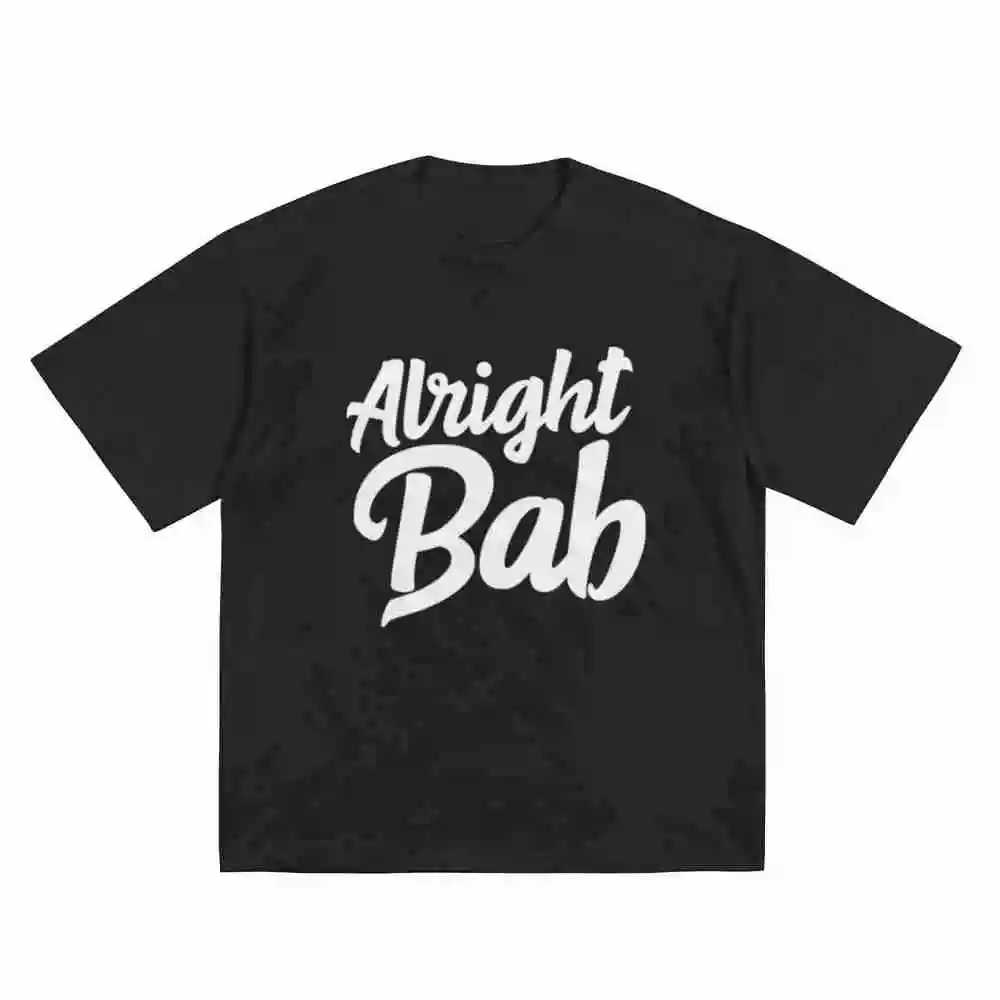 Birmingham Alright Bab West Midlands Short Sleeve Tee 100% Cotton T-Shirt