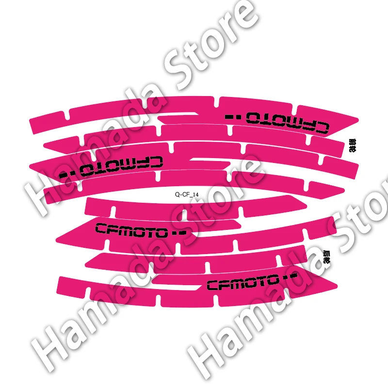 For CFMOTO 450MT 450 MT Wheel Rim Sticker Reflective Accessories Waterproof Decal