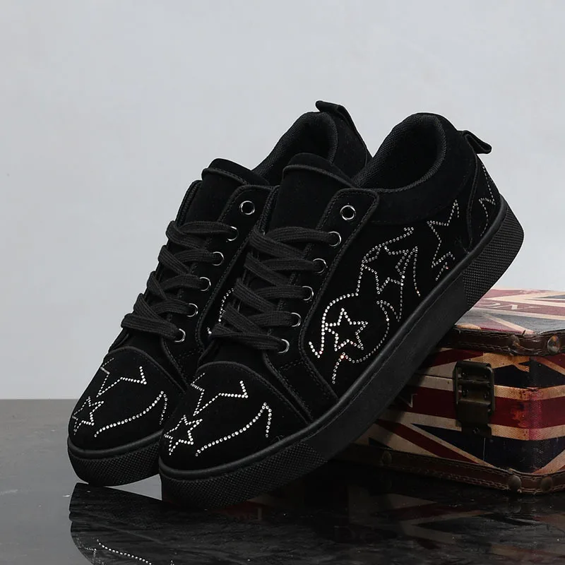 

Классические мужские туфли De Xun в стиле ретро с износостойким дезодорантом Joker, дышащие красные туфли на подошве с бриллиантами.