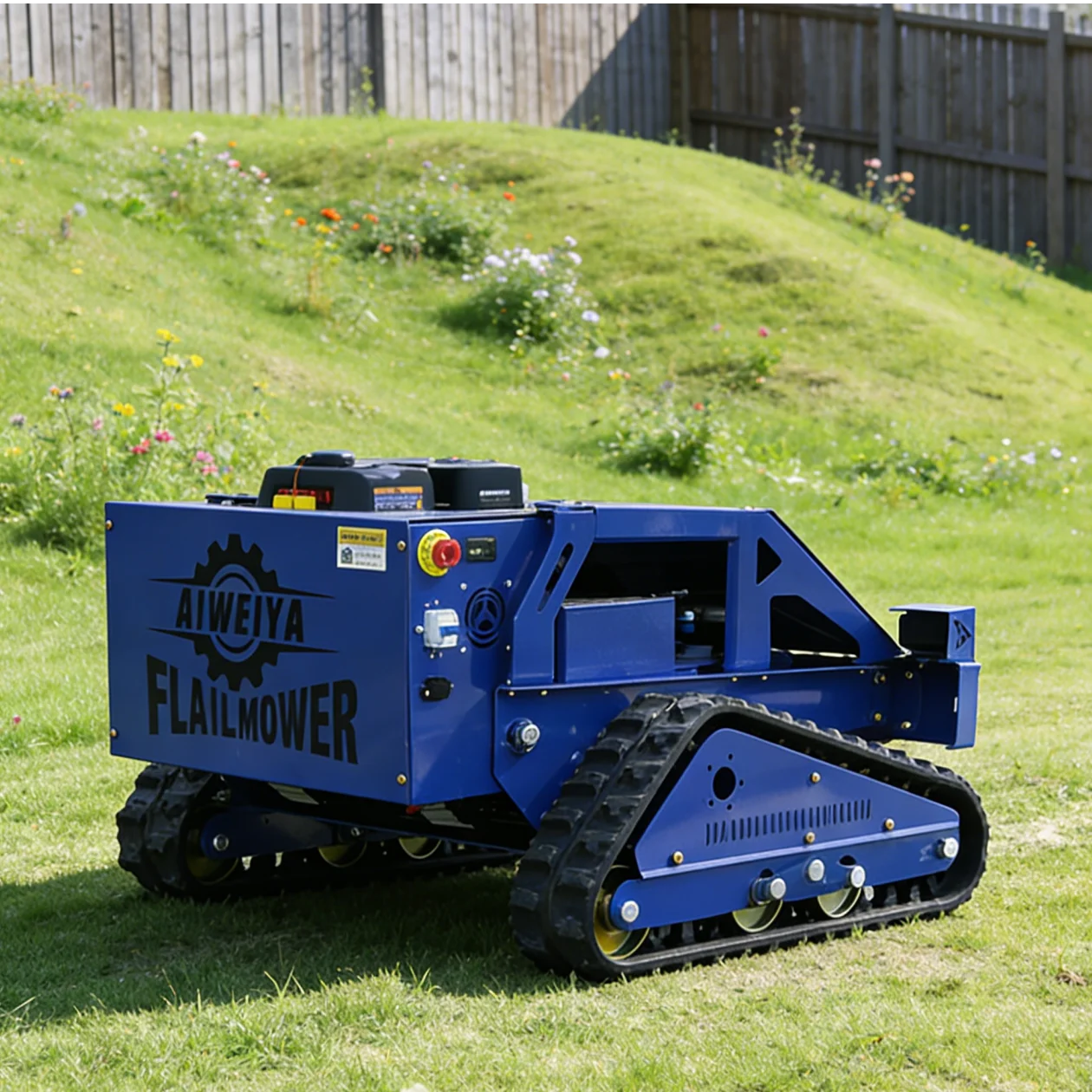 Customized new all-terrain agricultural zero-rotation lawn mower compliant with CE and EPA standards, flail mower