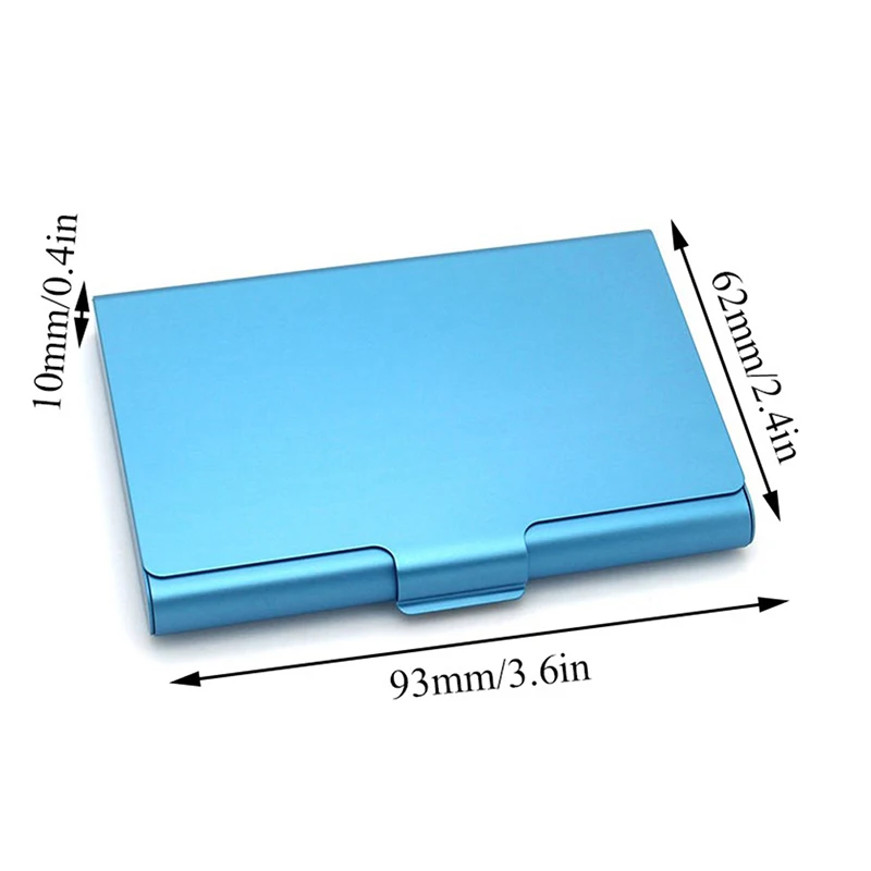 Creative Business Card Case Aluminum Alloy Card Holder Metal Box Cover Credit Men Business Card Holder Card Metal Wallet