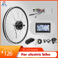 Electric bicycle Conversion Kit Hub Motor Kit Front Rear Drive with LCD3 Display Controller 250W 350W 500W Motor Wheel