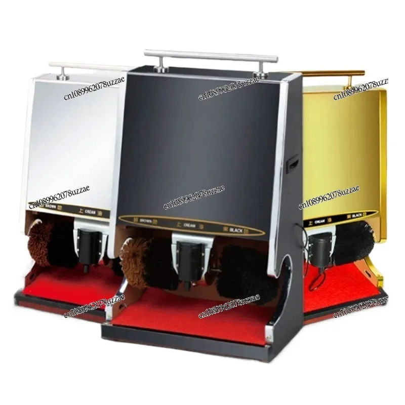 

Shoe Shining Machine for Home Use Fully Automatic Sensing Public Hotel Lobby Electric Titanium Shoe Brushing Machine