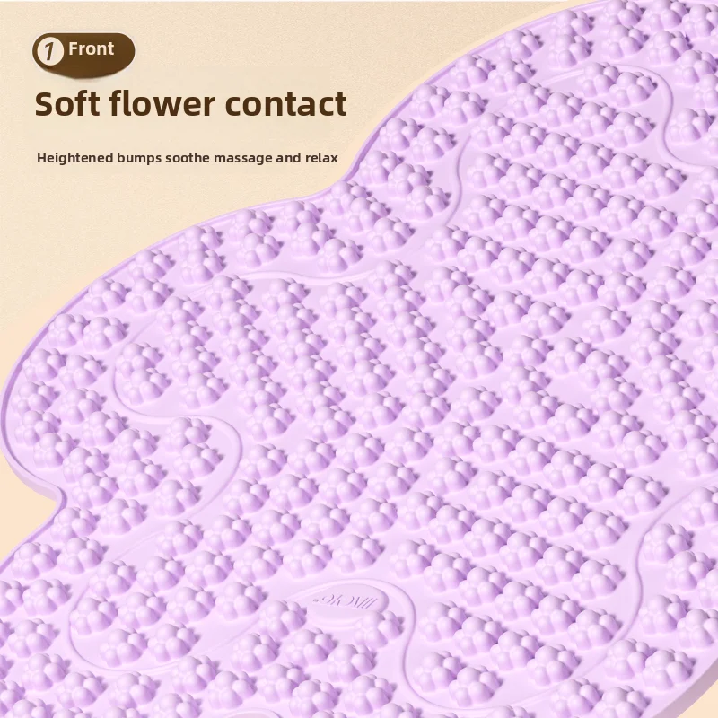 

Soft Silicone Shiatsu Plate in Situ Jogging Pad Thickened Flower Foot Massage Pad Through Foot Meridian Household
