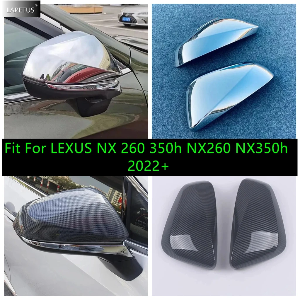 

Car Outside Door Rearview Mirror Protector Shell Cover Housing Trim Accessories ABS For LEXUS NX 260 350h NX260 NX350h 2022 2023