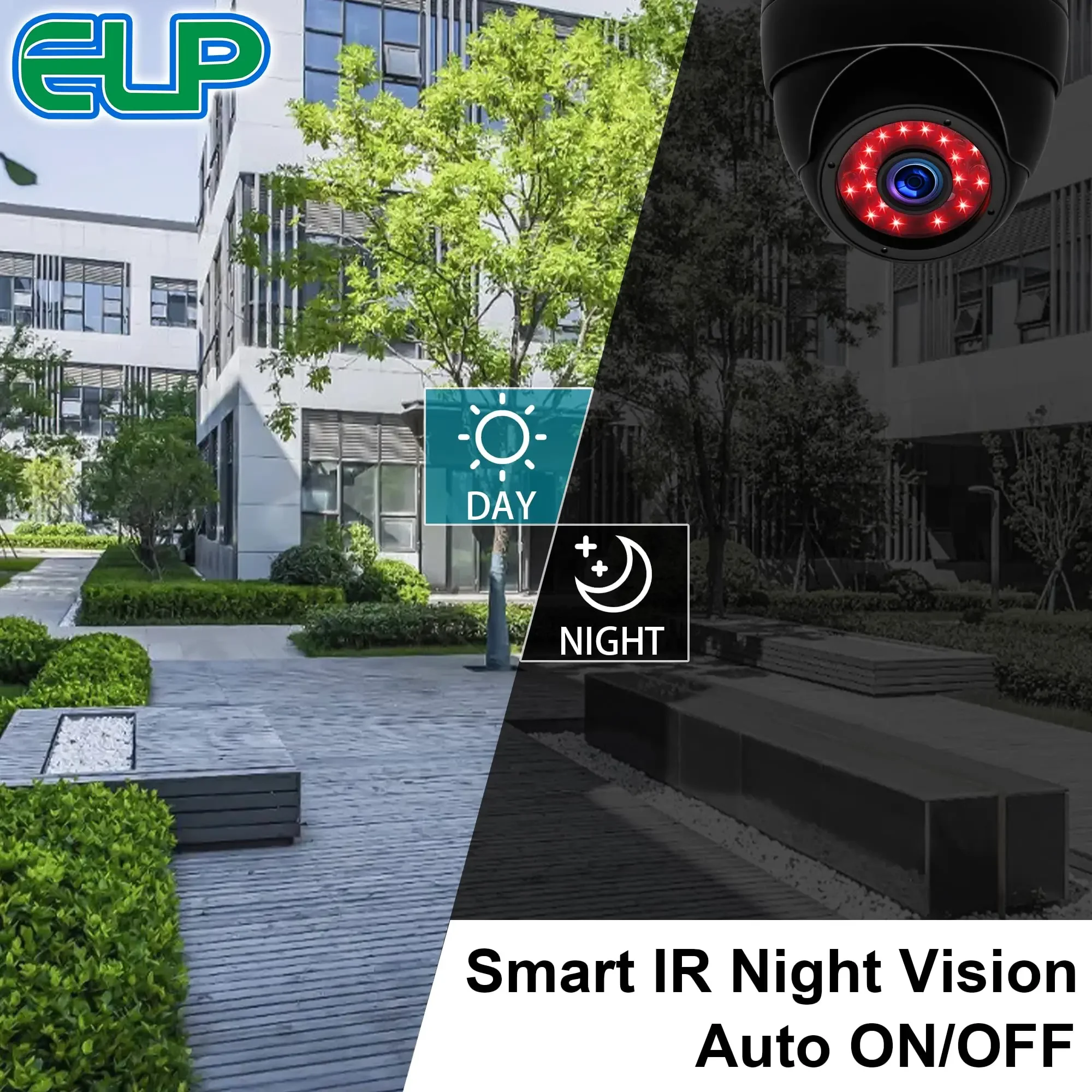 ELP 1MP Day/Night Vision USB Camera Indoor Outdoor Waterproof Infrared Webcam CCTV Dome Housing Camera Home Security Camera