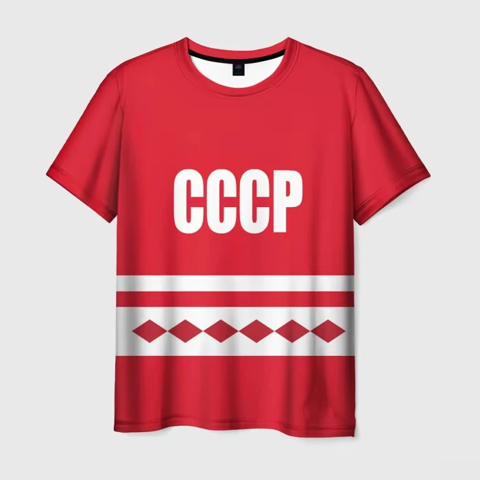 خمر CCCP الروسية ثلاثية الأبعاد تي شيرت مطبوع الرجال النساء موضة قصيرة الأكمام بلايز المحملة خمر CCCP الملابس الروسية رجالي التي شيرت المتضخم