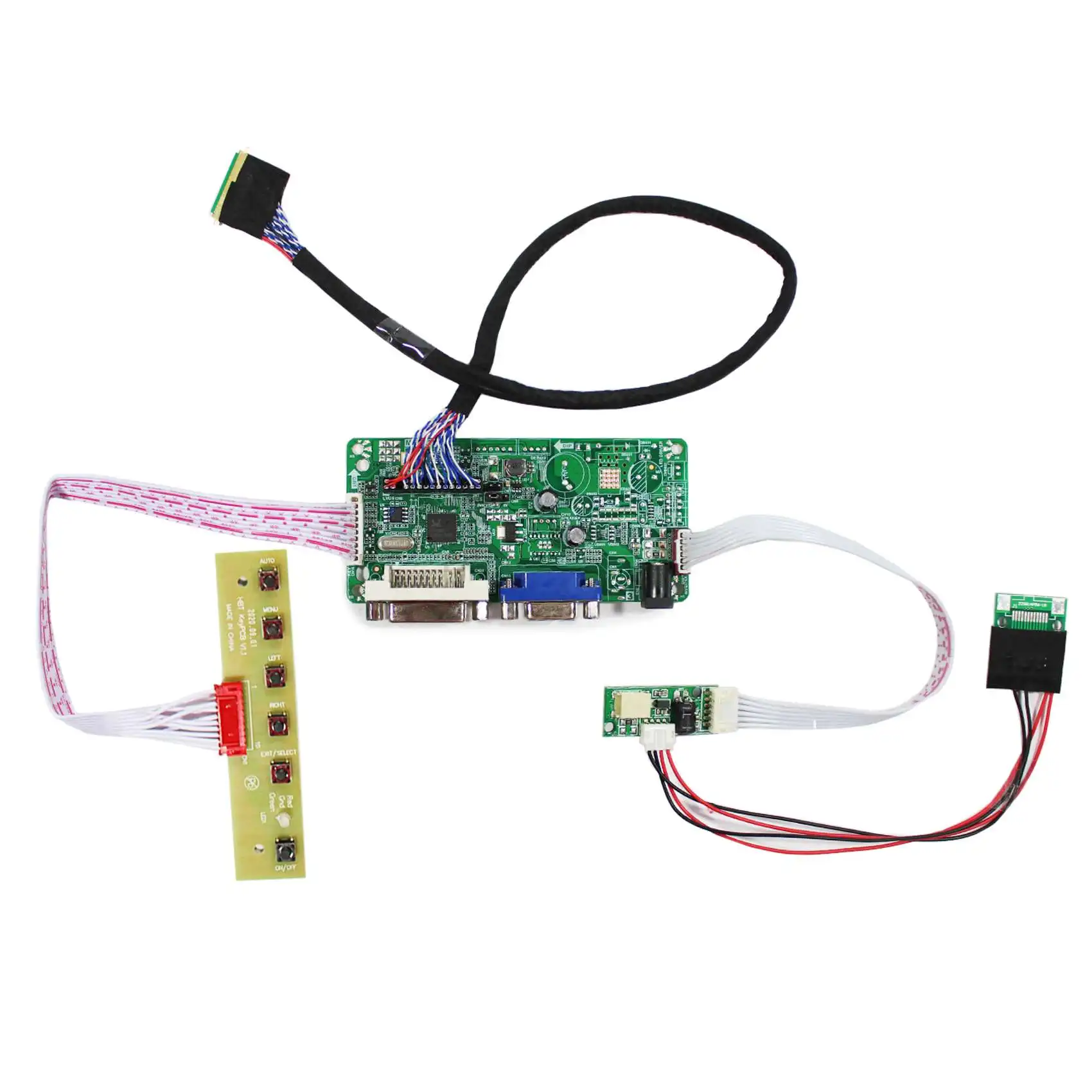 

DVI VGA LCD Cotnroller Board RT2281 For 18.4" CLAA184FP01 1920x1080 LCD Panel