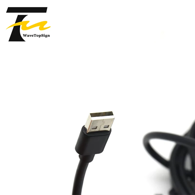 Wavetopsign USB-TK503 USB Hub 7 Ports USB 2.0 Splitter for Laptop PC High-Speed Data Transfer