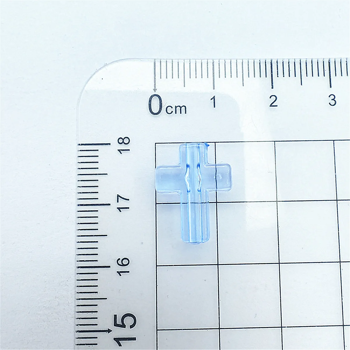 20Pcs 13*16mm Acrylic Transparent Cross Loose Beads for Jewelry Making DIY Accessories