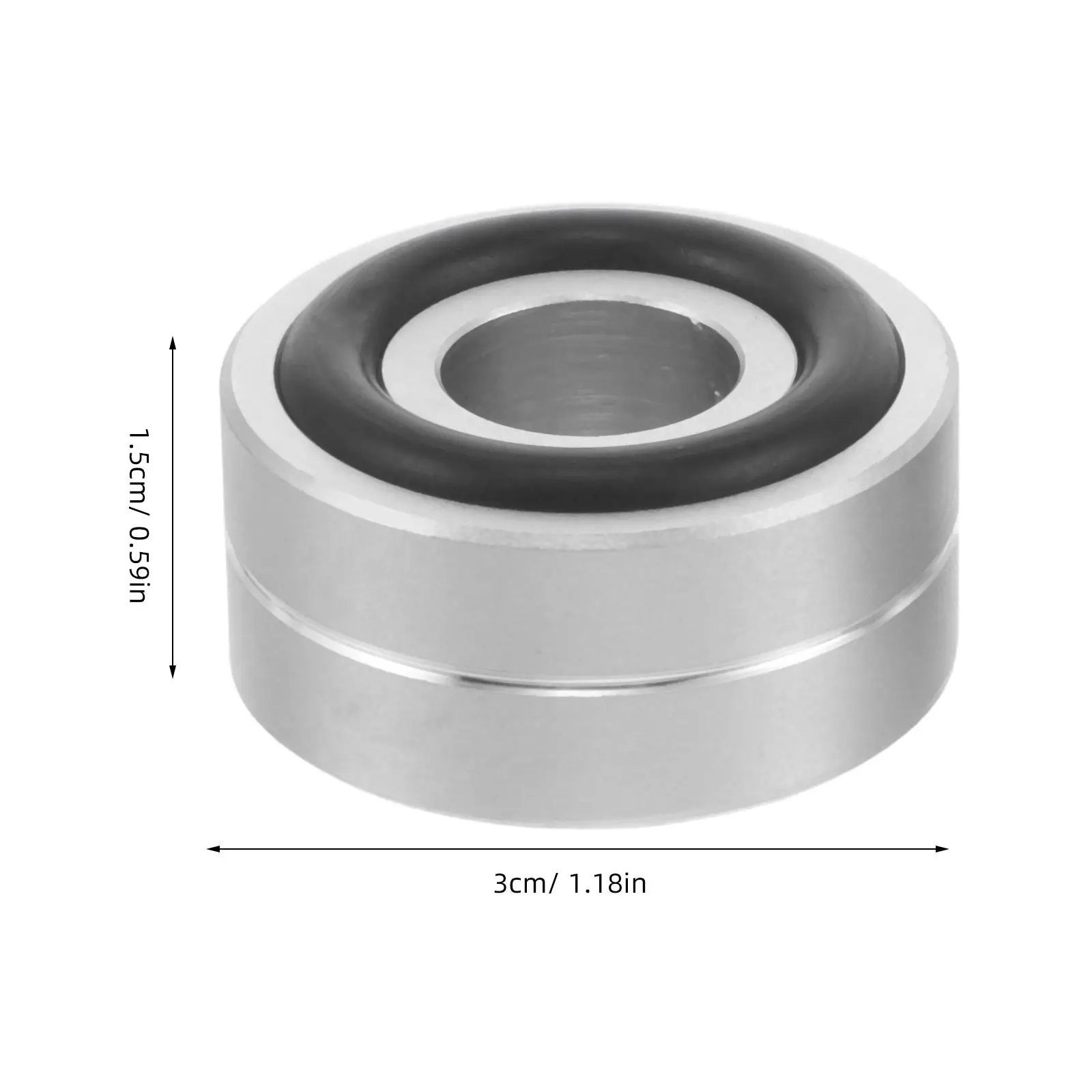 4Pcs Cutting Board Non Skid Pads Aluminum Rubber Feet Heavy Duty Screw Mount Stabilizer for Kitchen Boards Raised Food Prep Tray