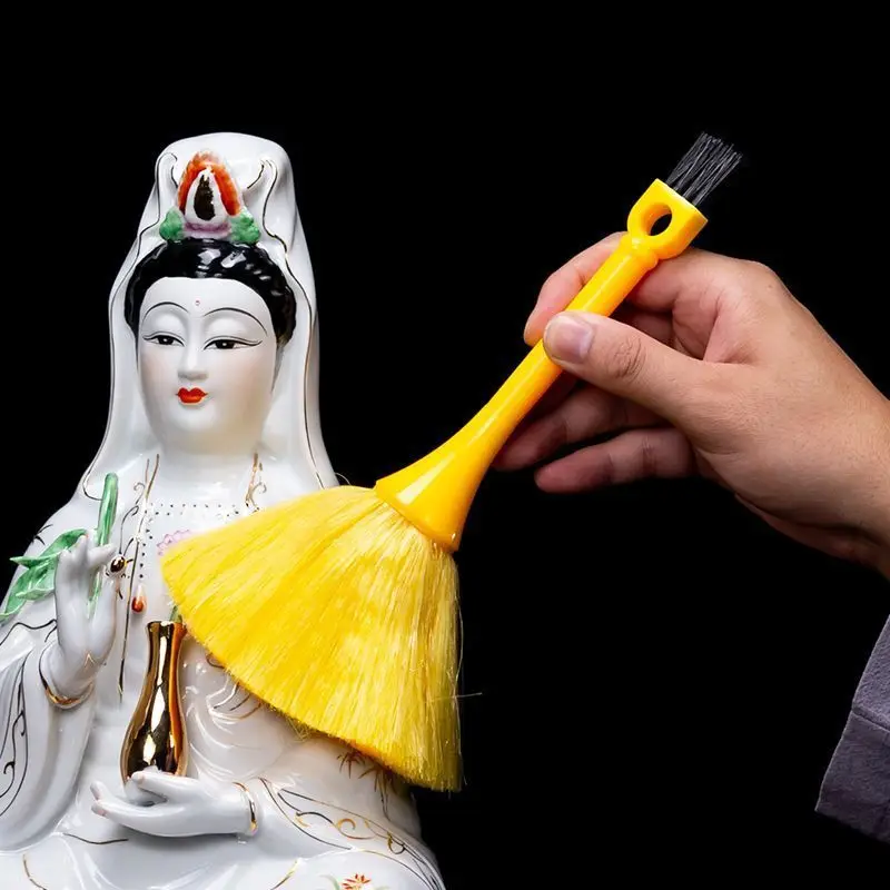 YFY Buddha Cleaning Special Buddha Dust Sweeping Shrine Dust Cleaning  Statue Brush Cleaning  Towel  Hall Supplies