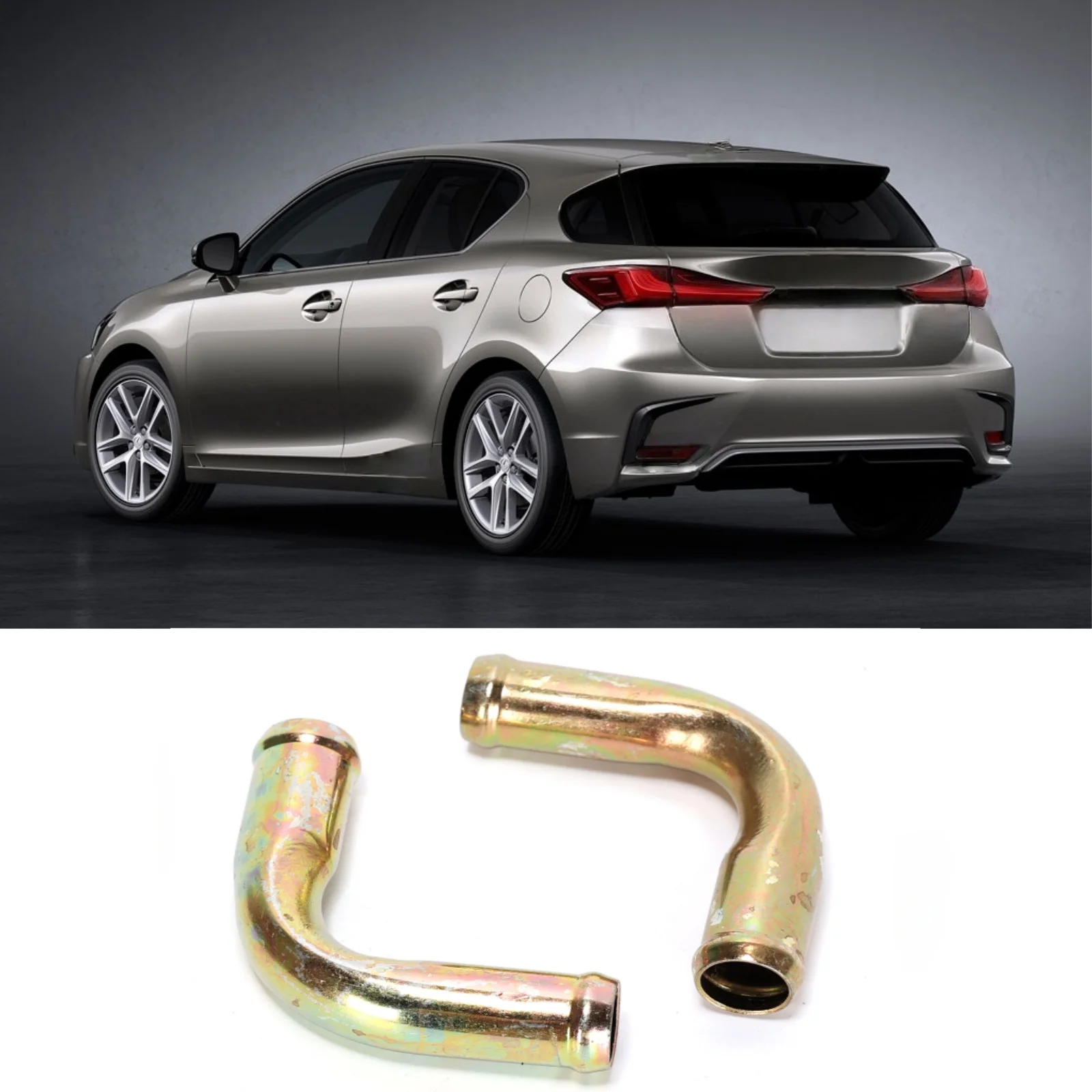 Ruimou 2 Pcs 90° Heater Hose Connector Joint 18mmx18mm/ 23in/32inx23/32in Suitable For Automotive Heater Hoses Etc