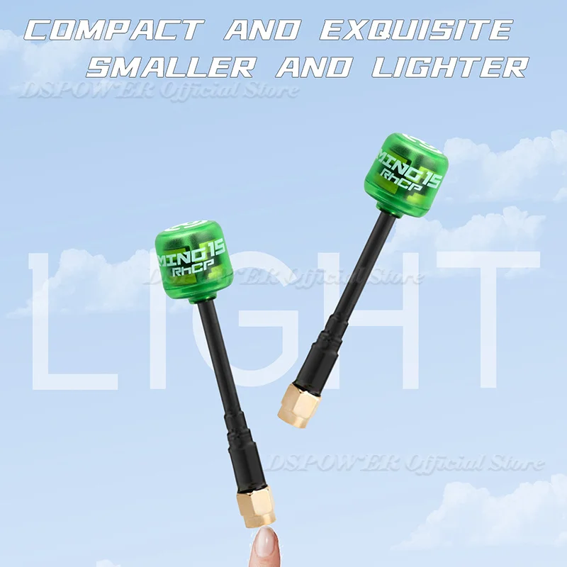 5.8G Lollipop FPV Antenna LHCP/RHCP High Gain 3.3Dbi VTX Antenna SMA RP-SMA MMCX RA-MMCX for RC FPV Racing Drone DIY Parts