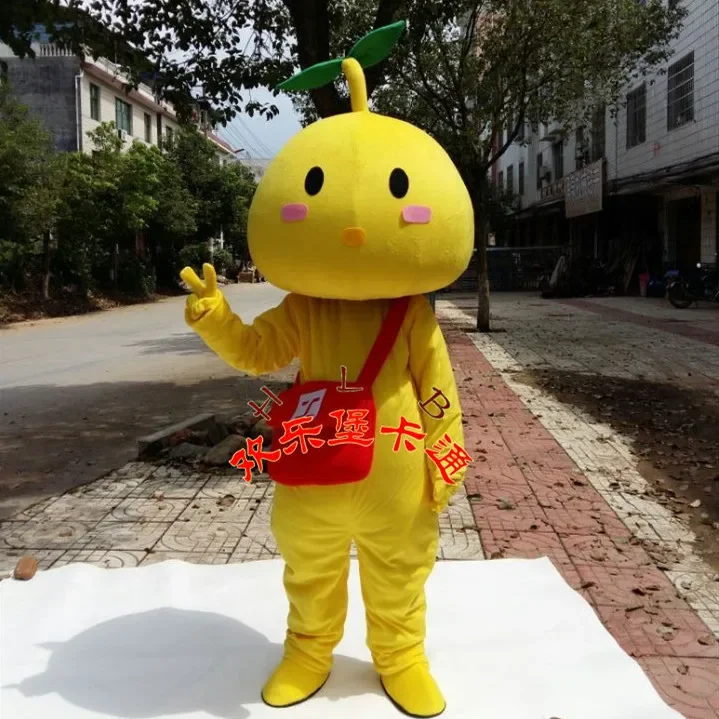 Christmas Orange Mascot Costumes Fruit Theme Cosplay Mascot Costumes For Sale Holiday Special Clothing