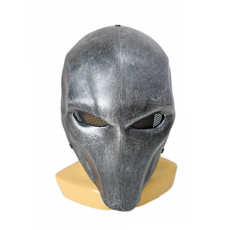 

Deathstroke Arrow сезон 5, шлем для косплея, полнолицевая маска из стекловолокна, аксессуары для ужасов, реквизит, Хэллоуин, маскарад ty'4