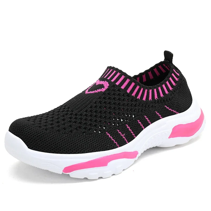 2021 New Lightweight Mesh Kids Sneakers Breathable Non-slip Girls Shoes Size 29-39