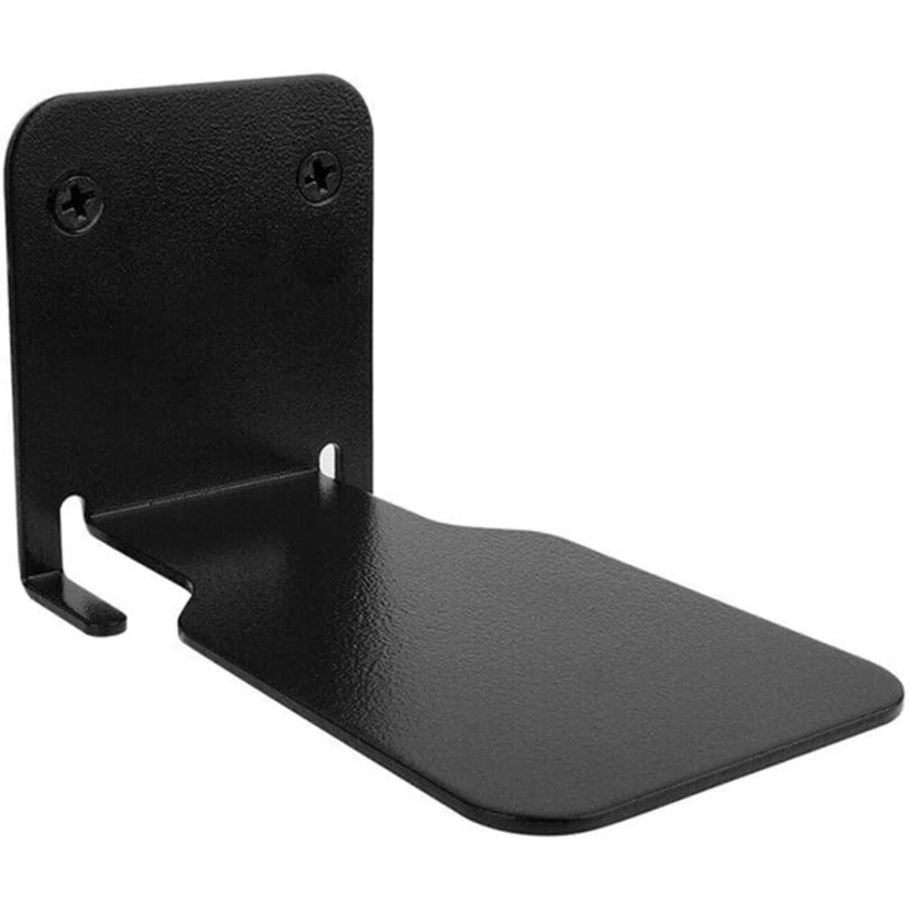 ABLK حامل أرفف الكتب المثبت على الحائط من الفولاذ المقاوم للصدأ (أبيض + أسود)