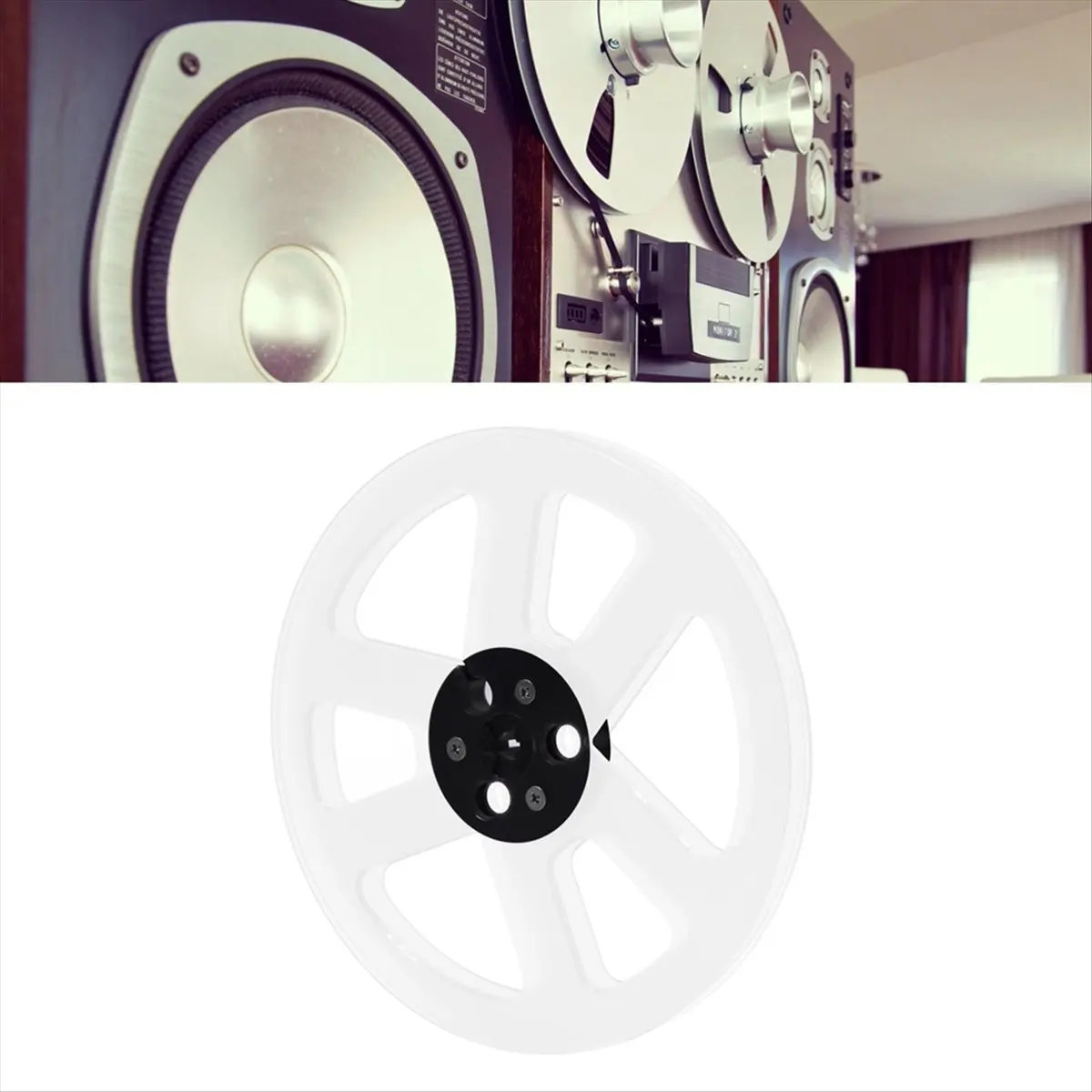 SPECIAL OFFER 1/4 7 Inch Empty Take Up Reel to Reel Hub for /ReVox Studer Reel-to-Reel Recorders Accessory Black