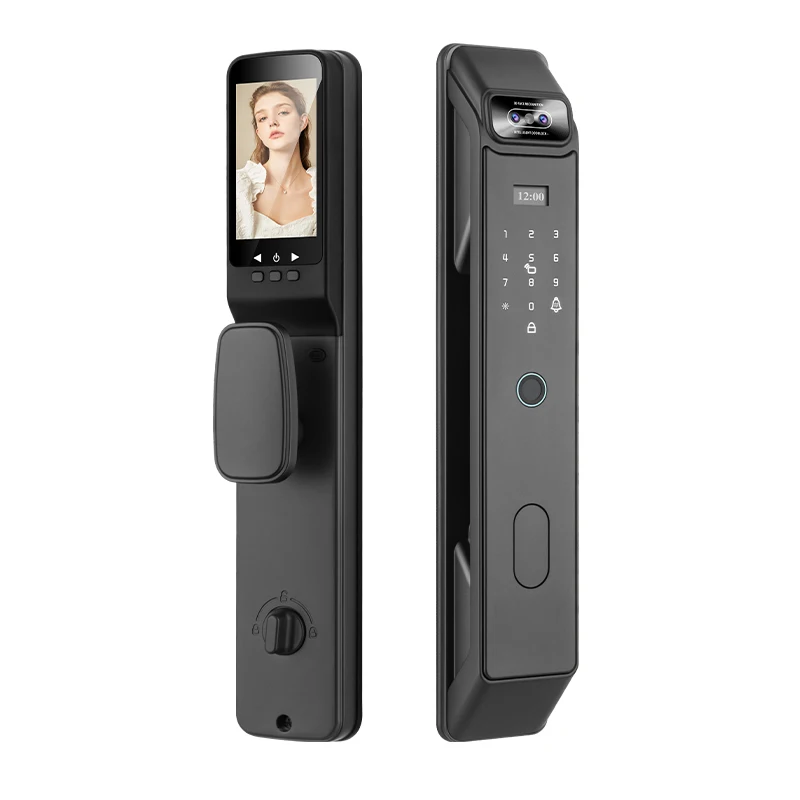 3D Face Recognition Fingerprint Digital Real Time Intercom Palm Vein Camera Smart Lock