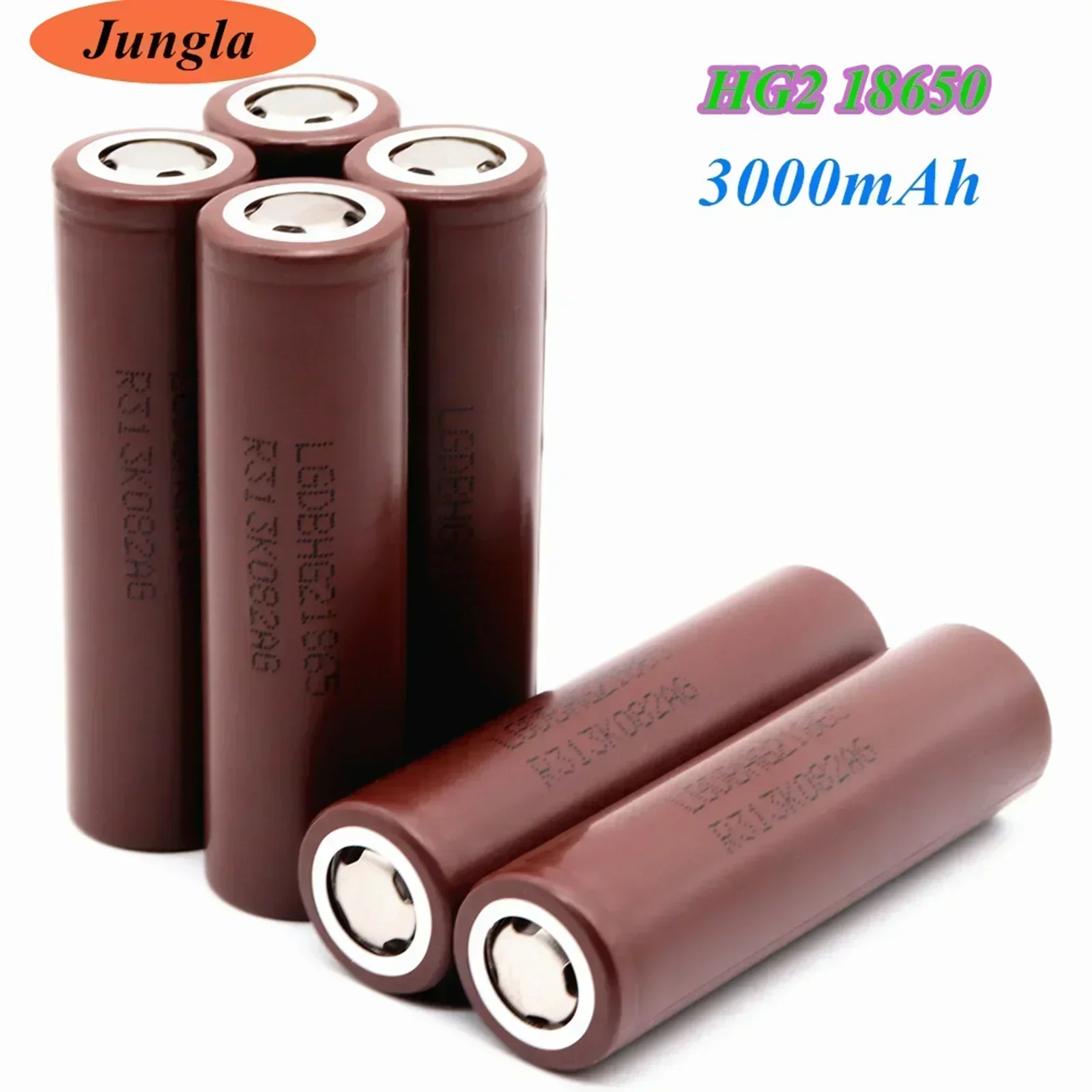 HNip18650-Batterie aste à décharge élevée, 3000mAh, 3.7 V, 30a, 18650, 24.com pour outils de lampe de poche HNip18650