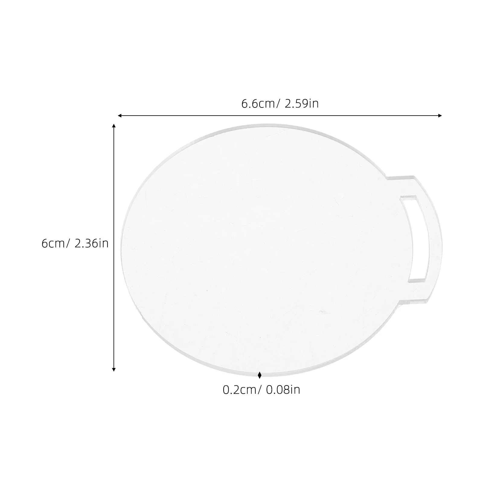 30Pcs Clear Acrylic Round Medals DIY Blanks Design Your Own Award Medals for School Party Field Day Winner Prize