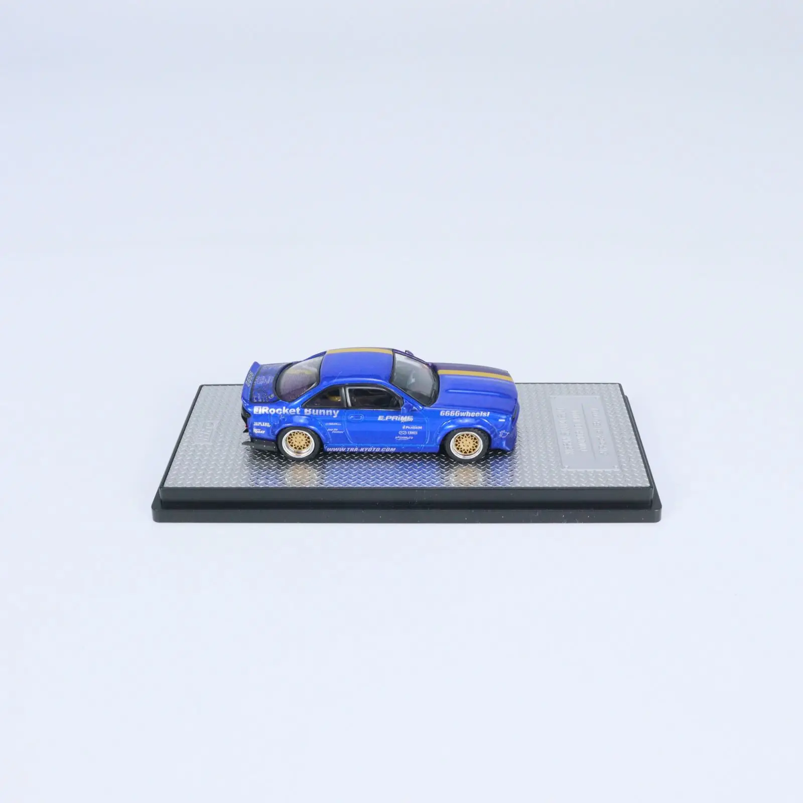 INNO-Coleção do modelo do carro da liga fundida, Nissan SILVIA S14, presentes da exposição, 1:64