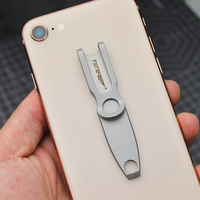 TONIFE Multi-purpose stainless steel EDC pocket clip,cell phone clip, cash clip for digital devices and portable tools