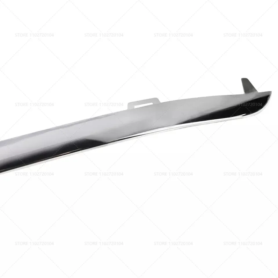 for 2015-2018 W205 Mercedes Benz C300 Front Bumper Lip Trim Chrome Spoiler Splitters Diffuser 2058853123