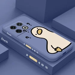 What A Duck Phone Case For Oneplus 12 12R 11 11R 10 10R 10T 9R 9RT 9 8T 8 7 7T Pro 5G Liquid Silicone Cover