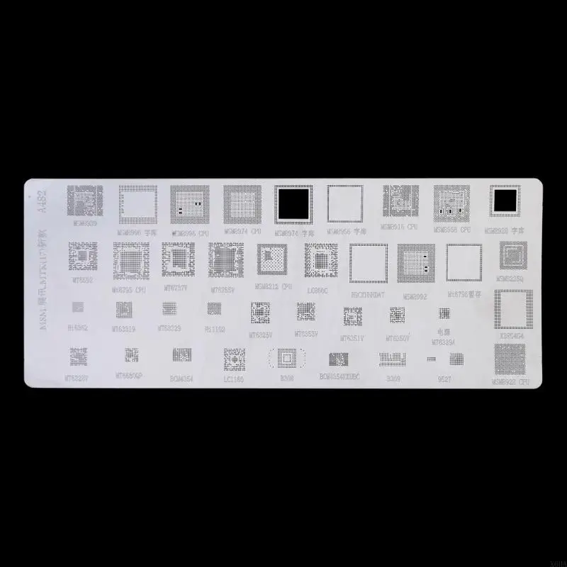 X6HA 4 stuks Universal BGA Reballing Stencils
