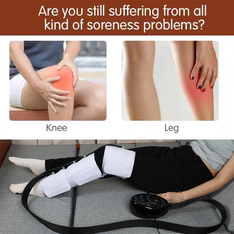 Deep Vein Thrombosis DVT Prevention Pump Air Compression Therapy Machines With Leg Sleeve For Blood Circulation And Pain Relief
